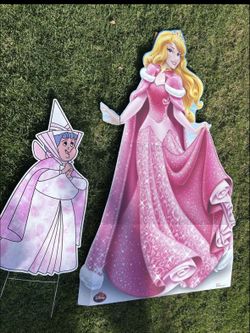 Princess Aurora And Godmother Cut Out