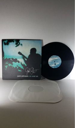 Jack Johnson signed autographed On and On vinyl record  album.
