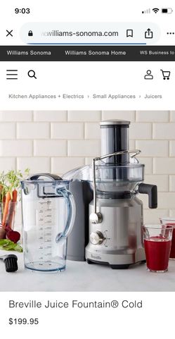 Breville Juice Fountain Cold