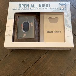 New Wemco Alpine Apre’s Credit Card Wallet With Bottle Opener 