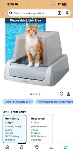 Self cleaning automatic cat litter box