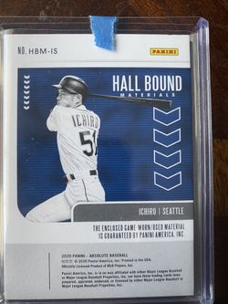 Mariners Ichiro game used materials