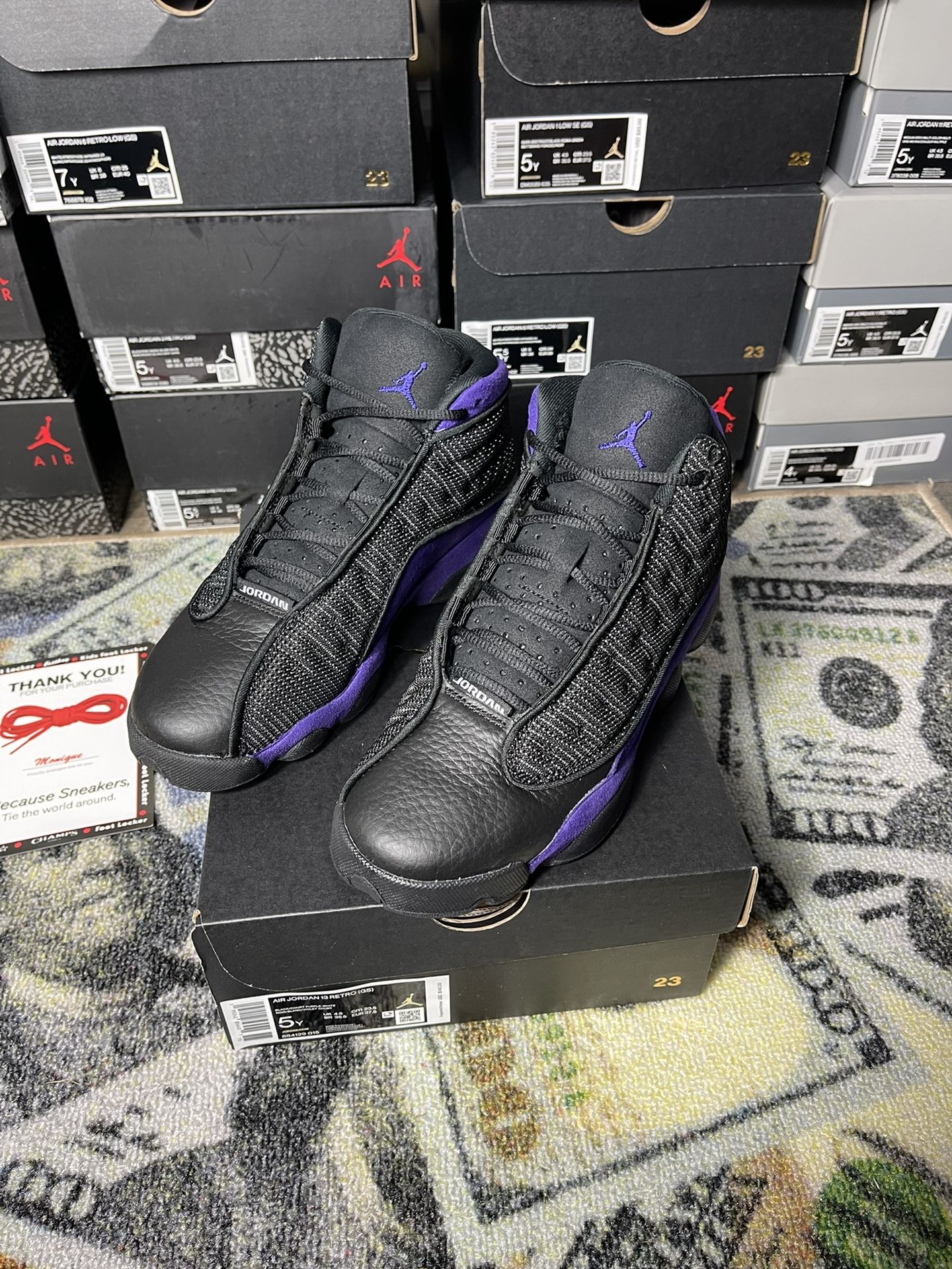 Jordan 13 Court Purple Size 5y
