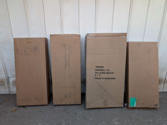 Shipping Boxes for Guitars and Base