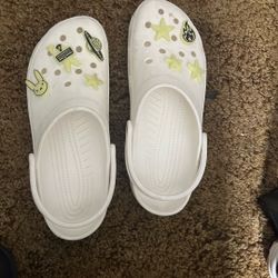 Bad Bunny Crocs With Glow In The Dark Charms