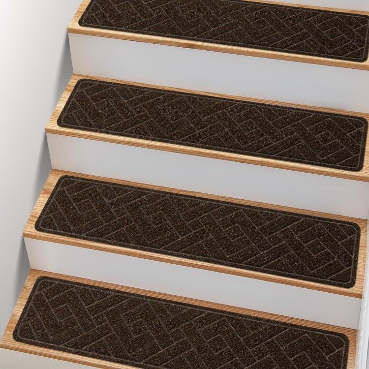 NEW - Non Slip Stair Treads for Steps - 15 Pack 8" X 30"