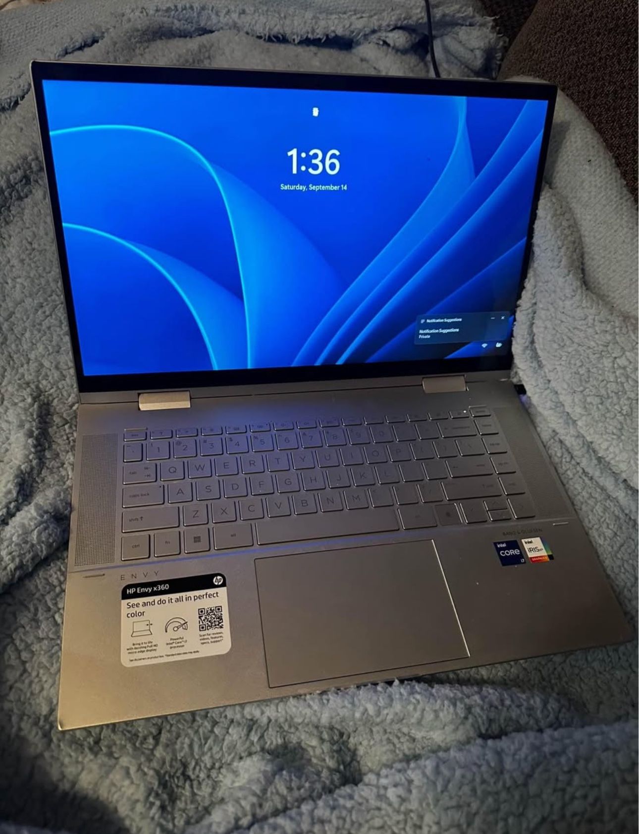 HP Envy x 360 Convertible Touch Screen Laptop