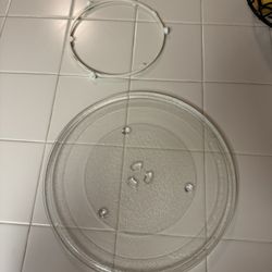 Microwave Plate 13.5 Inches And Plate Roller 