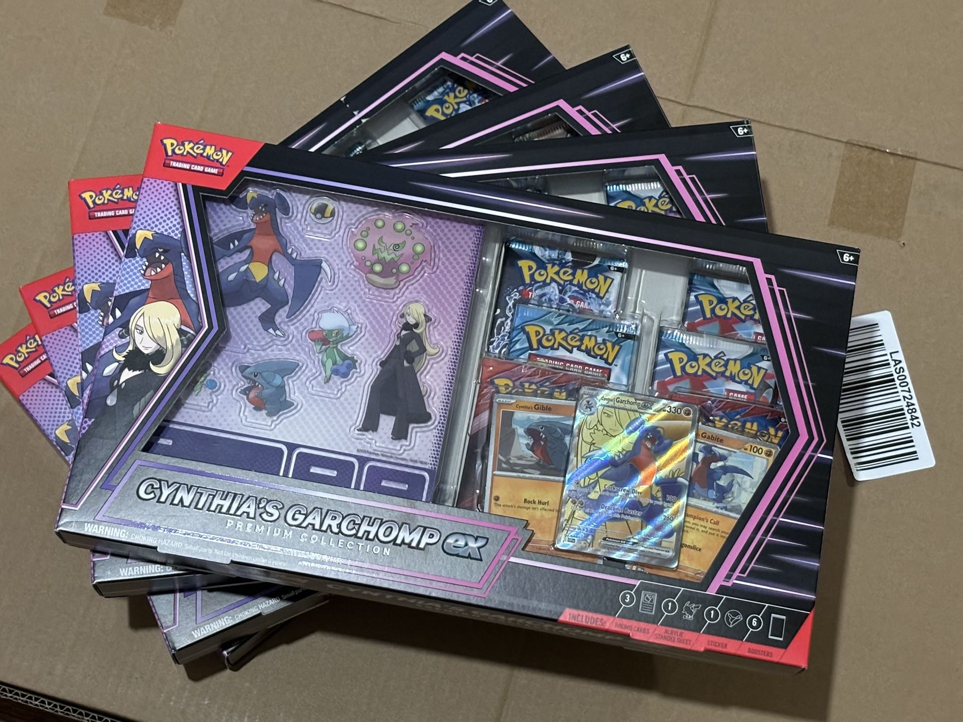 Pokemon TCG Cynthia’s Garchomp EX Premium Collection Destined Rivals (x4)