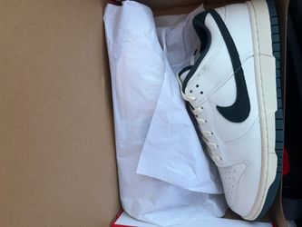 Nike Dunk Low White Green Sneakers size 11 men