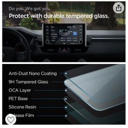 Vehicle Navigation Screen Protector - Tempered Glass