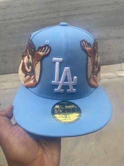 Light blue new era hat size 7 1/4