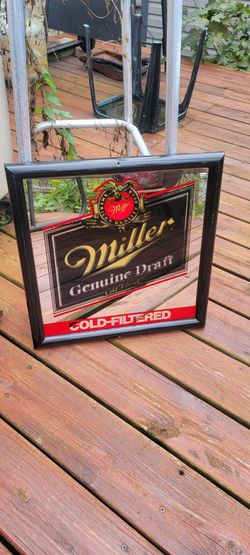 Miller beer mirror