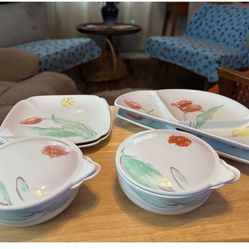 Vintage Fairwinds Porcelain Serving Dishes