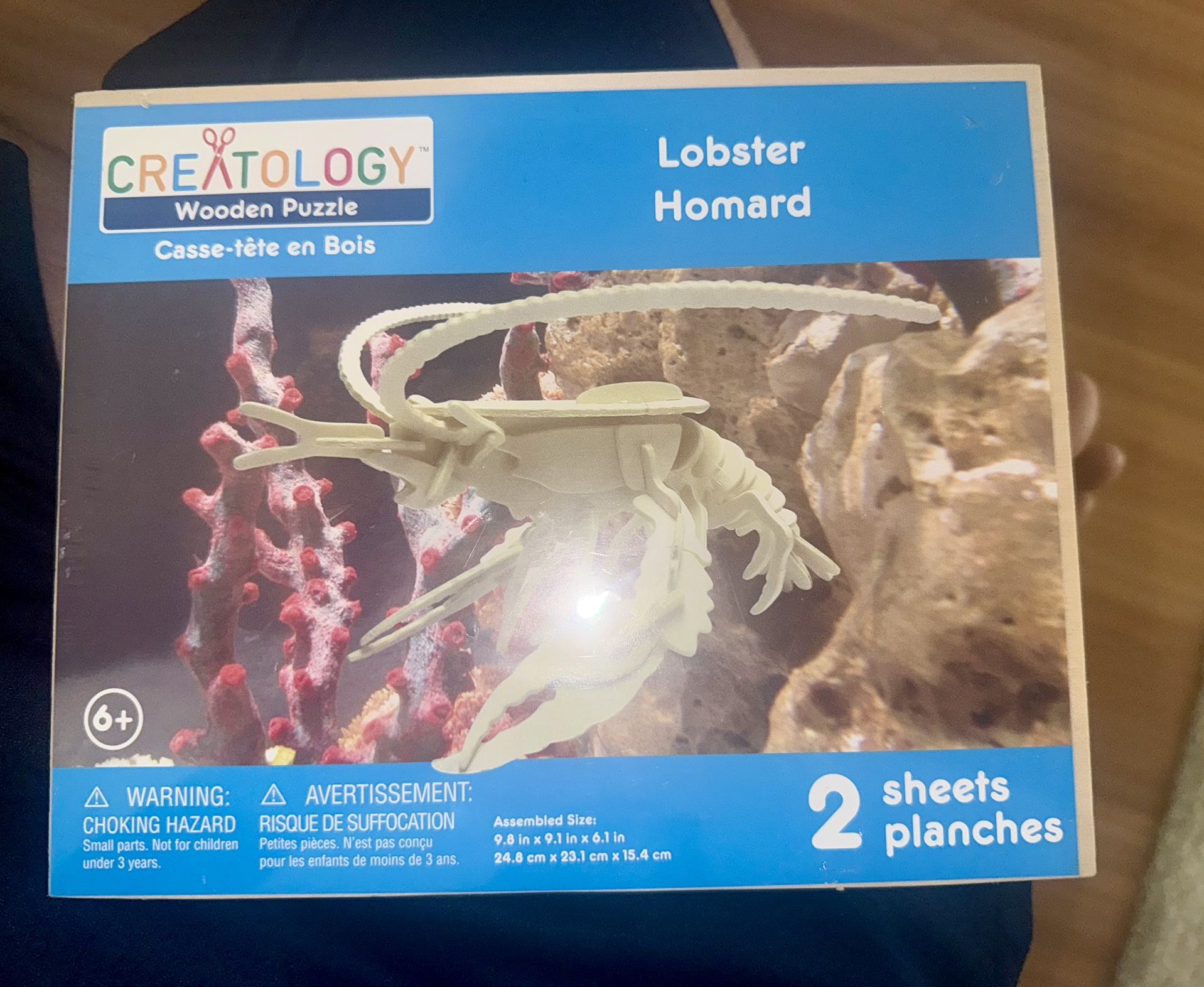 Wooden model puzzle