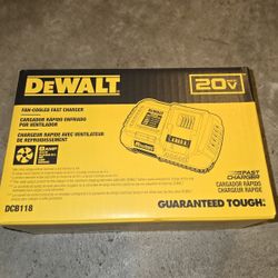 Dewalt 20v Yellow Fast Charger Brand New 