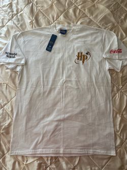 Harry Potter Vintage 2002 Men’s XL White Graphic Logo Short Sleeve Cotton TShirt NEW