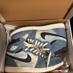 Jordan 1s Retro high OG denim.