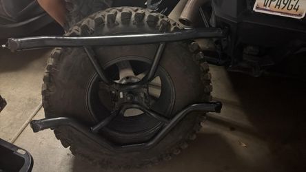 Rzr tire carrier