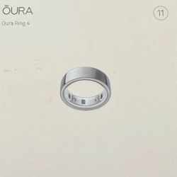Oura Ring 4 Silver Size 11