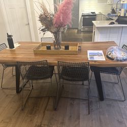 Crate And Barrel Dining Set