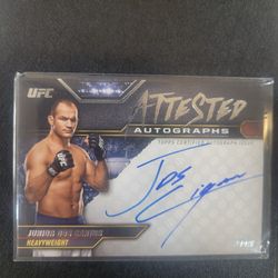 Ufc Junior Dos Santos Autograph Card 2024 topps Attested