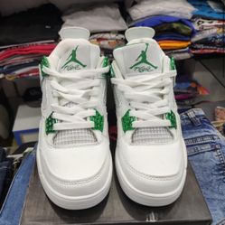 Jordan 4 Metallic Green 