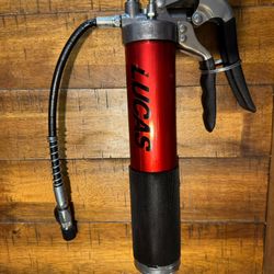 Lucas Heavy-Duty Pistol Grip Grease Gun w/ Flex Hose