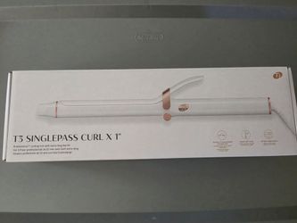 T3 curling iron 1"