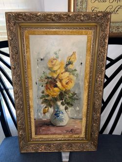 Mid-century oil painting
