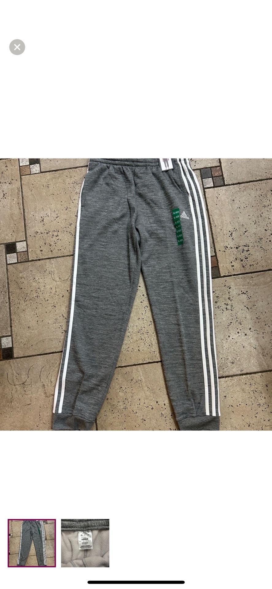 NWT Adidas Boys fleece Jogger Size XL 18/20