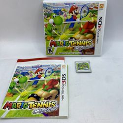 Mario Tennis Open -Nintendo 3DS- CiB Complete in Box w/ Manual & Inserts Tested