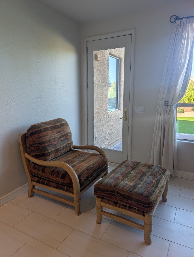 Kreiss Chair And Ottoman