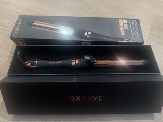 FoxyBae Rose Gold Rotating Curler 1.25