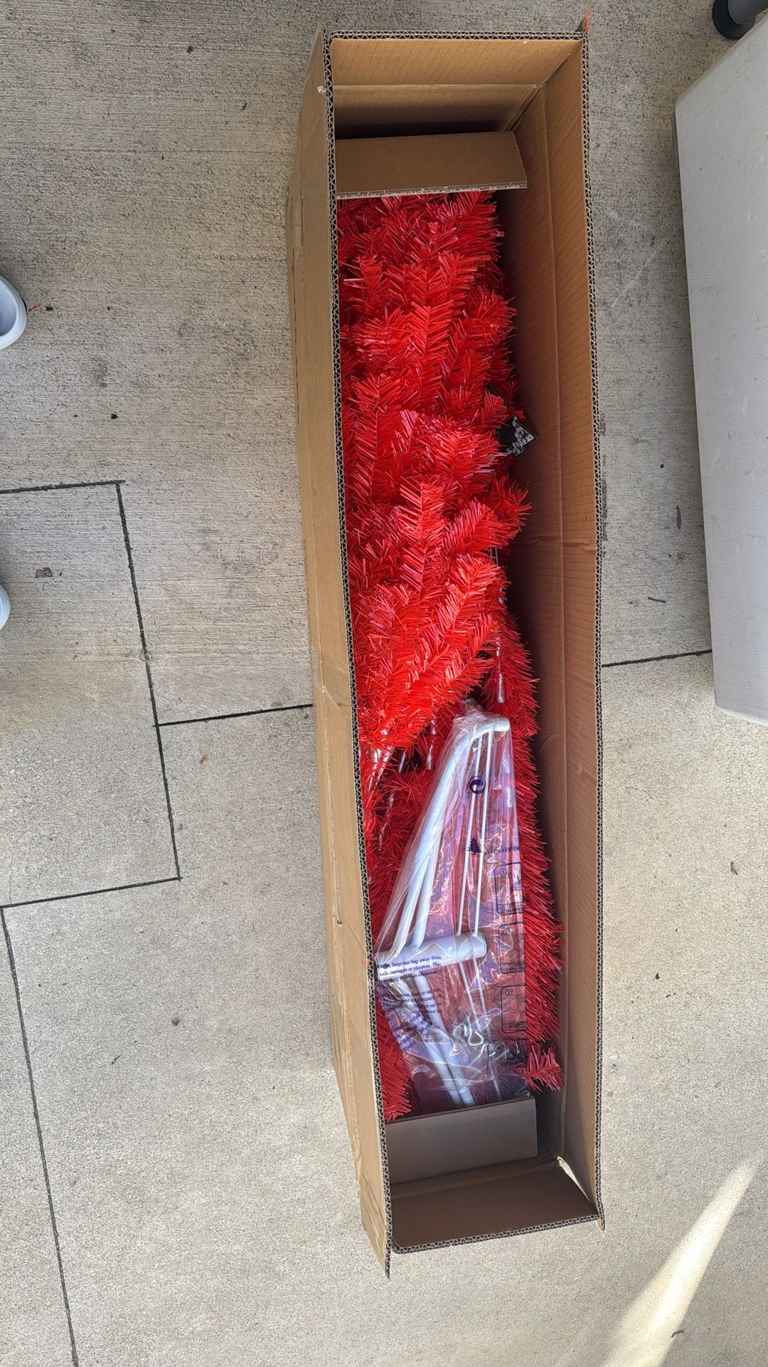 7 Feet Orange Christmas Tree