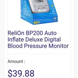 ReliOn BP200 Blood Pressure Monitor