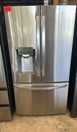 LG French Door Fridge – Stainless, Ice/Water, ThinQ Smart