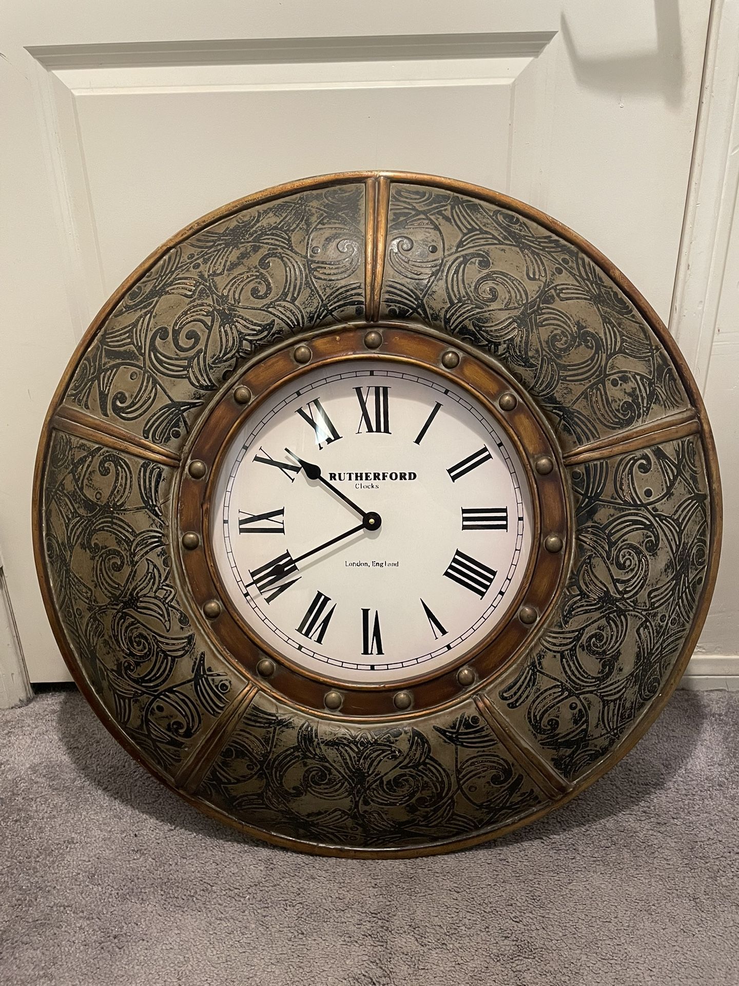 Rutherford Clock Wall Clock