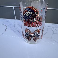 Denver Broncos 16 Oz Cup