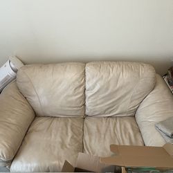Leather Couch Loveseat