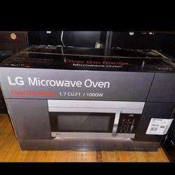 LG Over The Range microwave 