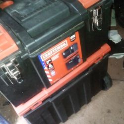 Stackable Craftsman Tool Box Full Of Tools