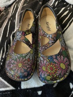 Alegria Dayna Floral Mary Janes 