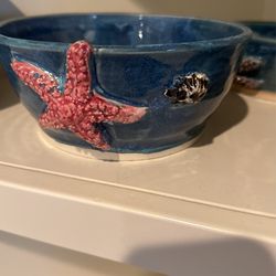 Pottery Bowls And Vase