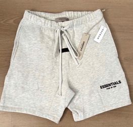 light grey essential shorts