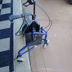 Make Offer: Three Wheeled Walker (rollator)