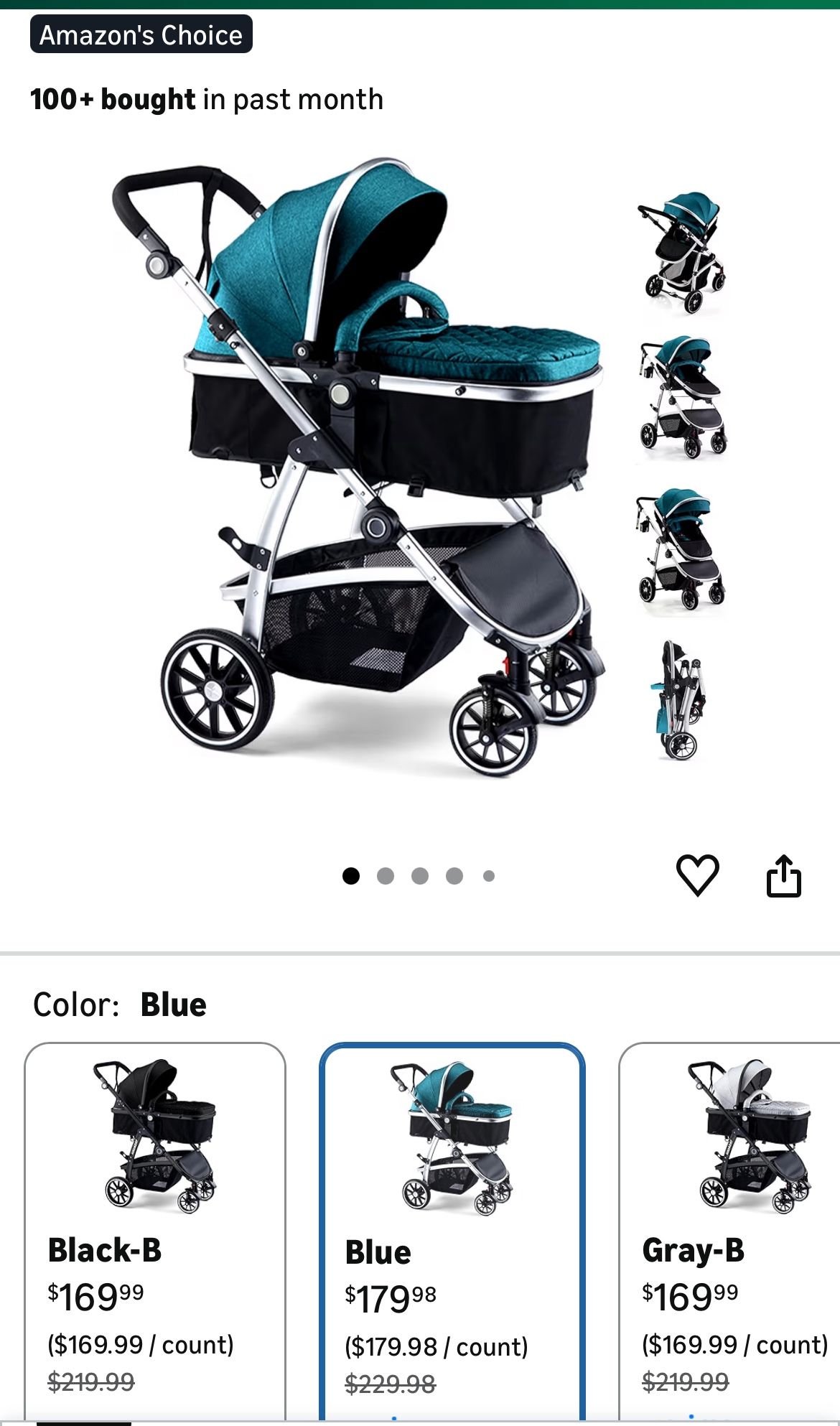 Brand New Hagaday 2 in 1 Stroller
