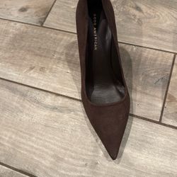 Good American brown heels size 9