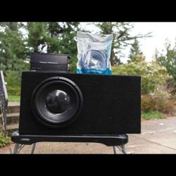 JL Audio 12" Sub Big Ported Box Amp And Wiring Kit