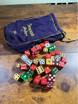 Vintage Dice lot - Game Dice - vtg